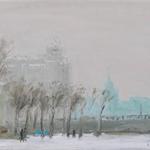 Зима, 2005, 50х70, х.м.